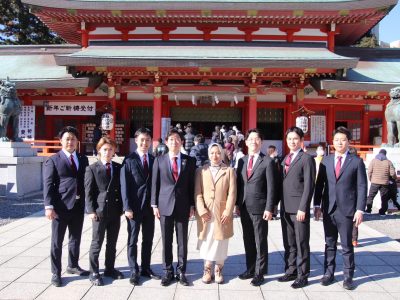 初詣五社神社参拝